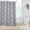 Dorset Navy Floral Shower Curtain 72x72 - The Village Country Store 
