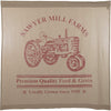 April & Olive Shower Curtain Sawyer Mill Red Tractor Shower Curtain 72x72