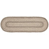 Cobblestone Jute Stair Tread Oval Latex 8.5x27 - The Village Country Store 
