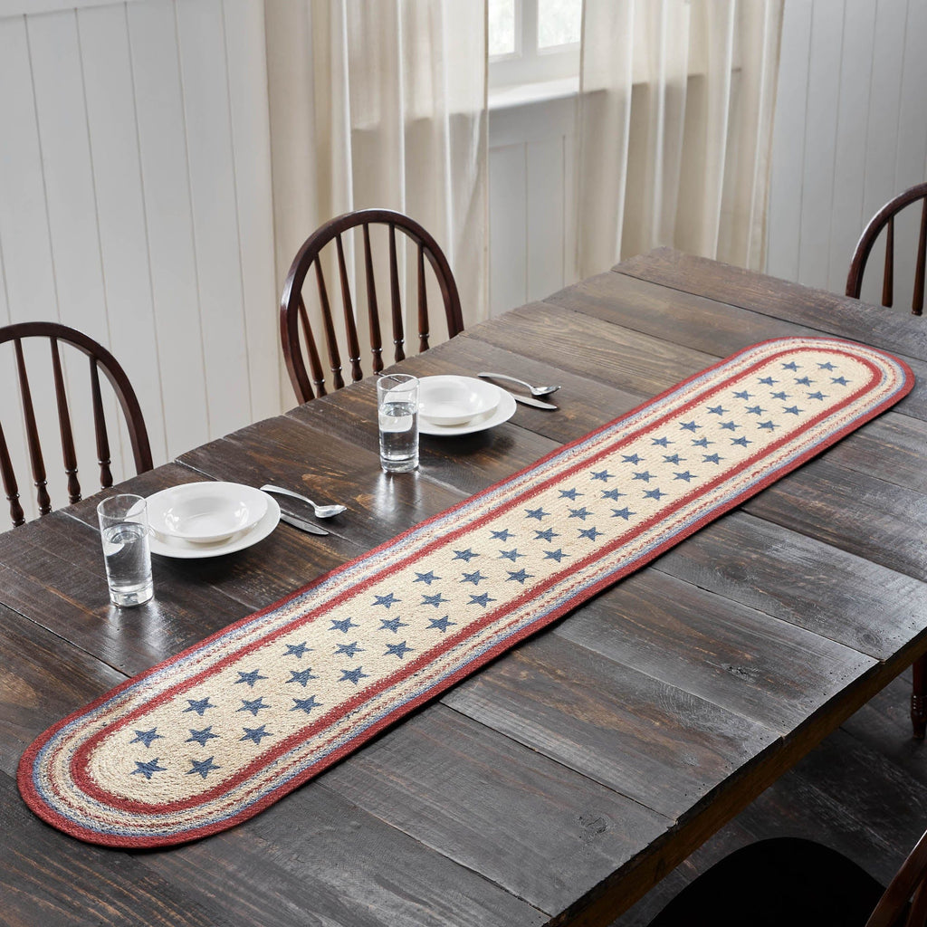 Celebration Jute Oval Runner 13x72 - The Village Country Store