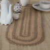 Cobblestone Jute Oval Runner 13x36 - The Village Country Store 