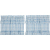 Annie Buffalo Blue Check Ruffled Tier Set of 2 L24xW36 - The Village Country Store 