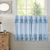 Annie Buffalo Blue Check Ruffled Tier Set of 2 L36xW36 - The Village Country Store 
