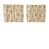 Dorset Gold Floral Tier Set of 2 L24xW36 - The Village Country Store 