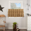 Simple Life Flax Khaki Ruffled Tier Set of 2 L24xW36 - The Village Country Store 