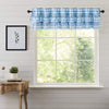 Annie Buffalo Blue Check Ruffled Valance 16x72 - The Village Country Store 