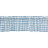 Annie Buffalo Blue Check Valance 16x72 - The Village Country Store 