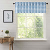 Annie Buffalo Blue Check Valance 16x90 - The Village Country Store 