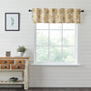Dorset Gold Floral Valance 16x60 - The Village Country Store 