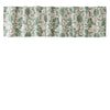 Dorset Green Floral Valance 16x72 - The Village Country Store