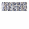 Dorset Navy Floral Valance 16x60 - The Village Country Store 