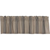Grain Sack Charcoal Valance 16x60 - The Village Country Store 