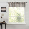Grain Sack Charcoal Valance 16x72 - The Village Country Store 