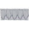 Sawyer Mill Blue Valance Layered 20x72 - The Village Country Store 