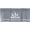 Sawyer Mill Blue Windmill Valance Pleated 20x60 - The Village Country Store 