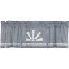 Sawyer Mill Blue Windmill Valance Pleated 20x72 - The Village Country Store 