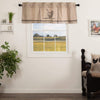 Sawyer Mill Charcoal Chicken Valance Pleated 20x60 - The Village Country Store 