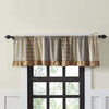 Sawyer Mill Charcoal Patchwork Valance 19x72 - The Village Country Store