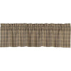 Sawyer Mill Charcoal Plaid Valance 16x60 - The Village Country Store