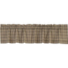 Sawyer Mill Charcoal Plaid Valance 16x72 - The Village Country Store 