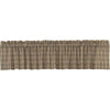 Sawyer Mill Charcoal Plaid Valance 16x90 - The Village Country Store