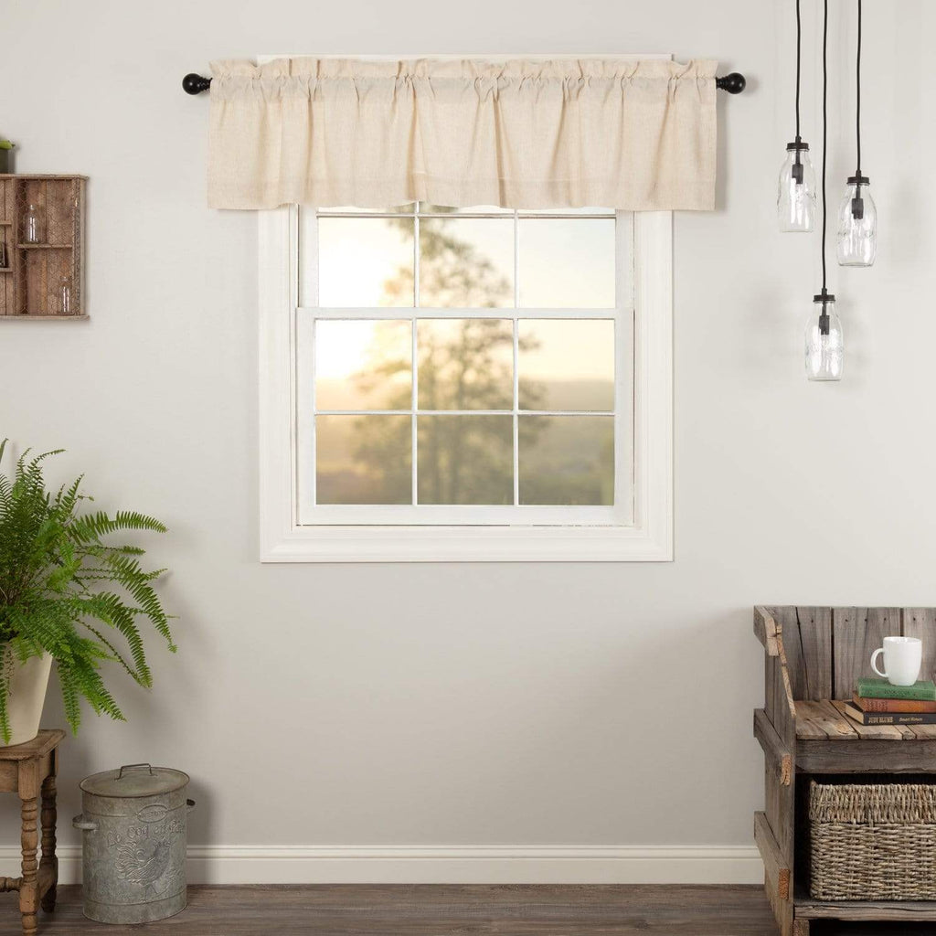 Simple Life Flax Natural Valance 16x72 - The Village Country Store