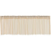 Tobacco Cloth Natural Valance Fringed 16x60 - The Village Country Store
