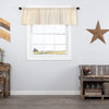 Tobacco Cloth Natural Valance Fringed 16x72 - The Village Country Store 
