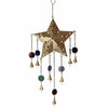 Handcrafted Ornate Star Chime, Recycled Iron and Glass Beads - The Village Country Store 