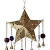 Handcrafted Ornate Star Chime, Recycled Iron and Glass Beads - The Village Country Store 