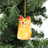 Handpainted Cat Ornaments, Set of 2 - The Village Country Store 