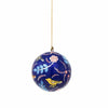 Handpainted Ornament Birds and Flowers, Blue - Pack of 3 - The Village Country Store