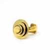 Domed Adjustable Brass Ring - The Village Country Store