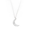 Silverpolished Crescent Moon Necklace - The Village Country Store