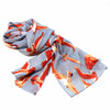 Printed Birds Design Cotton Scarf - The Village Country Store 