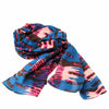 Printed Dark Abstract Design Cotton Scarf - The Village Country Store 