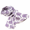 Printed Purple Tree of Life Design Cotton Scarf - The Village Country Store 