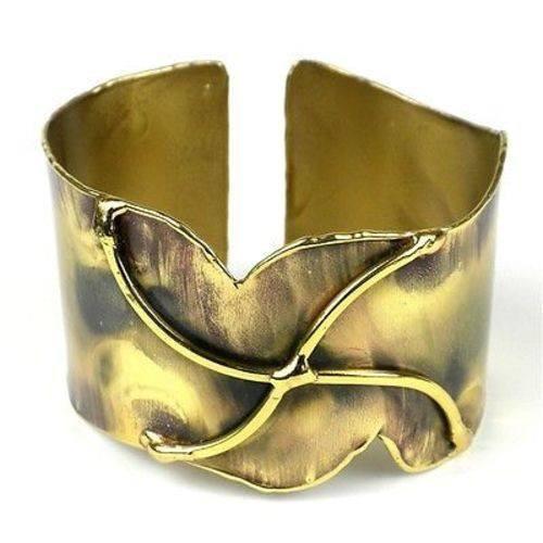 Brass Pinwheel Cuff - Brass Images (C) - The Village Country Store