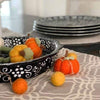 Encantada Handmade Pottery Serving Dish, Black & White - The Village Country Store