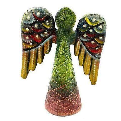 Painted Steel Drum Angel - 4 Inch - Croix des Bouquets (H) - The Village Country Store