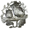 Pair of Owls on Perch Metal Wall Art - Croix des Bouquets - The Village Country Store 