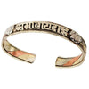 Copper and Brass Cuff Bracelet: Healing Chant - DZI (J) - The Village Country Store