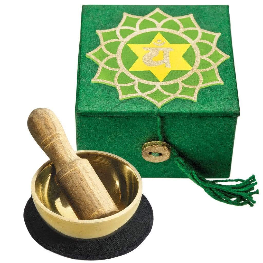 DZI (Meditation) Meditation Mini Meditation Bowl Box: 2" Heart Chakra - DZI (Meditation)
