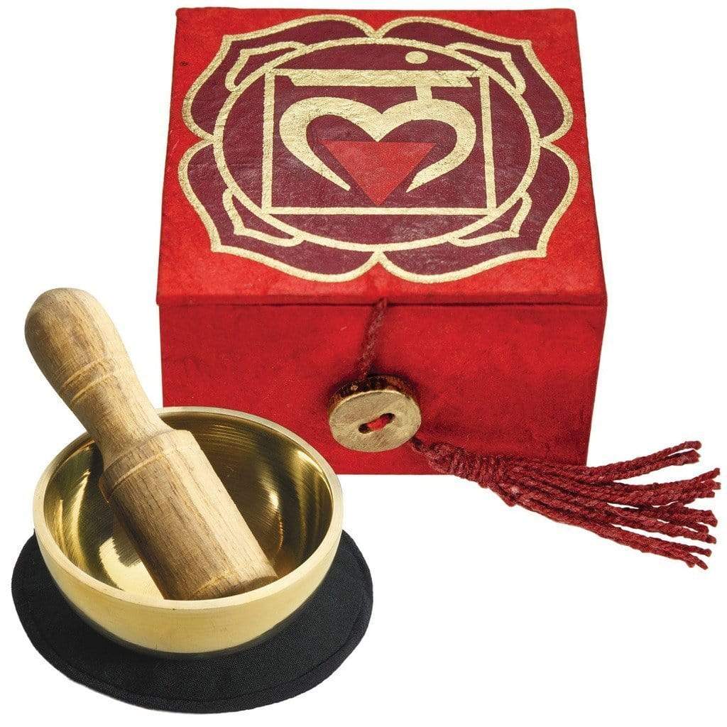 DZI (Meditation) Meditation Mini Meditation Bowl Box: 2" Root Chakra - DZI (Meditation)