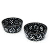 Set of 2 Encantada Handmade Pottery Appetizer & Dip Bowl, Ink - The Village Country Store 