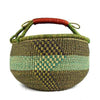 Gitzell Baskets Bolga Market Basket, Large - Mixed Colors