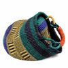 Gitzell Misc Bolga Pot Design Market Basket, Mixed Colors