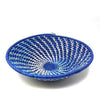 Woven Sisal Fruit Basket, Blues - The Village Country Store 