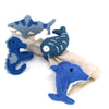 Nautical Shark, Whale & Seahorse Felt Napkin Rings, Set of 4 - The Village Country Store 