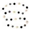 Hand Crafted Felt from Nepal: Pom Pom Garlands, White/Black/Gray - The Village Country Store 